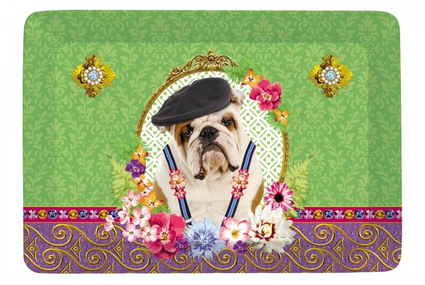 Fancy Animals "Bulldogge" Tablett 21.5x16 cm