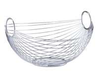 Fruchtkorb Metall oval 28cm