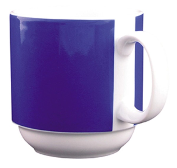 Color mit System Becker mit Henkel blau 0.30l