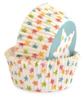 40 Stk. Papierförmchen Sterne