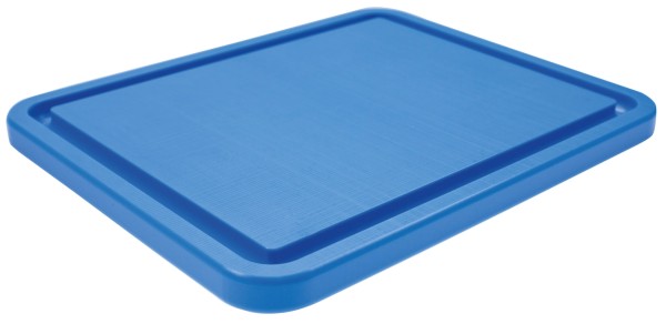 Schneidebrett GN 1/1 H2cm blau mit Saftrille