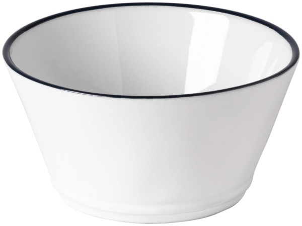 Beja Obstschale D14.2cm H7.2cm 45cl weiss-blau
