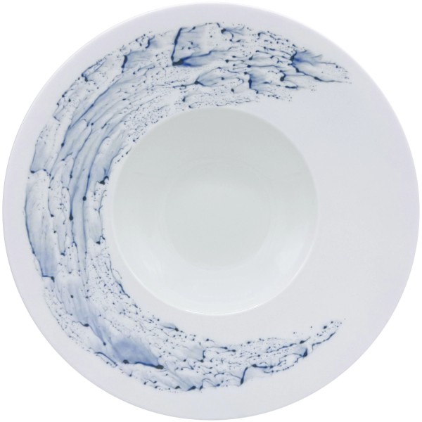 Blue Impression Teller tief D26.5cm SpiegelD 10cm