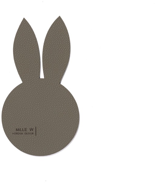 Untersetzer hase grau