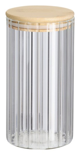 Vorratsglas Rillen m. D. 850ml
