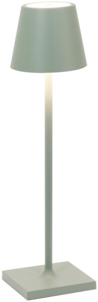 Poldina Pro micro Tischlampe 7x27.5cm sage green