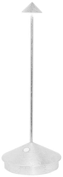 Pina Tischlampe 10.5x29cm silber