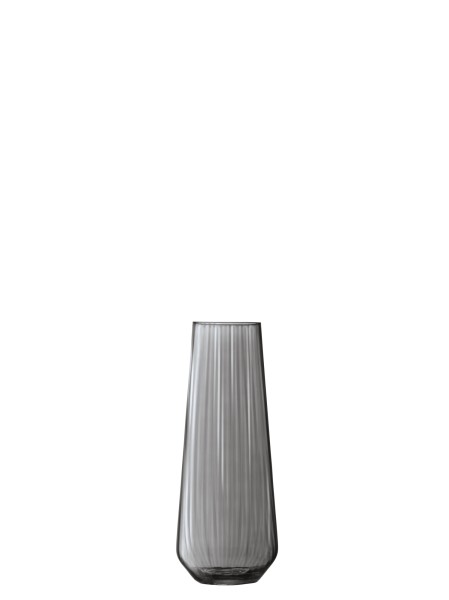 Zinc Vase H36cm grau lichtdurchlässig