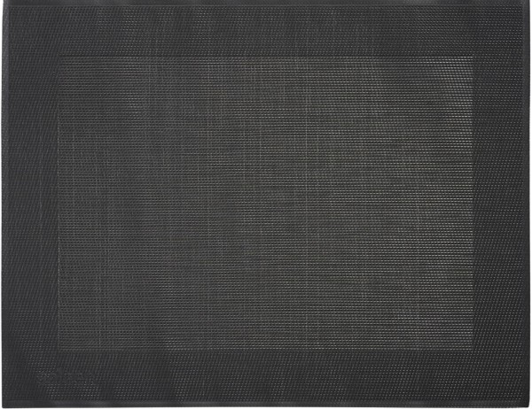 Tischset Rahmen, eckig, anthrazit, 32x42cm