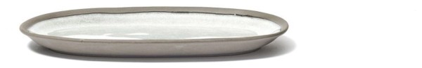 Laguna Platte oval 27x16cm grau