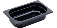 GN Behälter 1/4 Polycarbonat schwarz H6.5cm