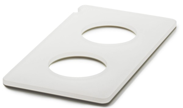 En Scence Platte GN 1/3 2 Karaffen Flaschen Nacryl Blanc