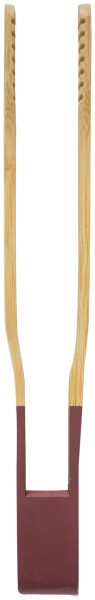 Zange geriffelt 24cm Bambus garnet red
