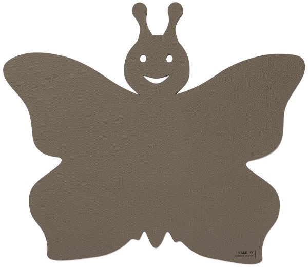Tischset Kids schmetterling grau