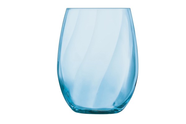Arpege Glas blau, 36 cl, 6er Set,