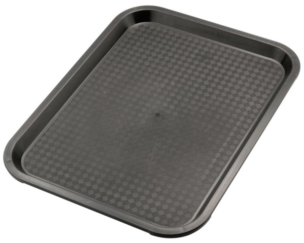 Serviertablett rechteckig, schwarz, 45x35 cm