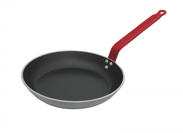 CHOC HACCP Bratpfanne Antihaft Ø 32cm mit rotem Griff