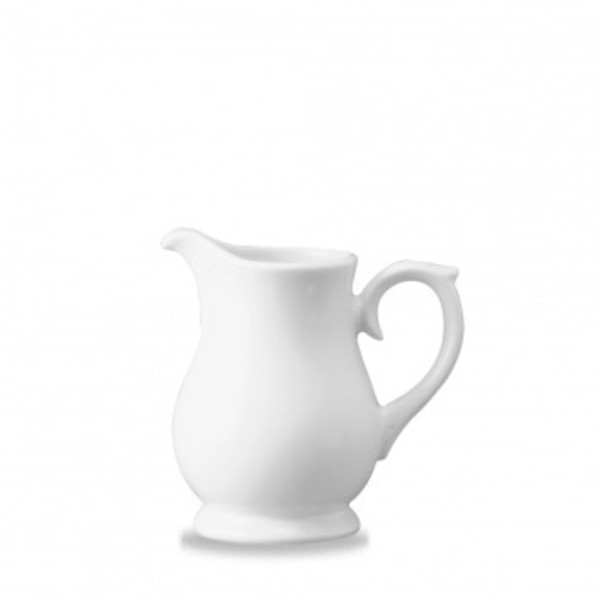 Whiteware White Sandringham Krug / Creamer 28cl H12cm