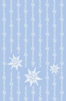 EDELWEISS ALLOVER kitchen towel KULTSCHTOFF hellblau