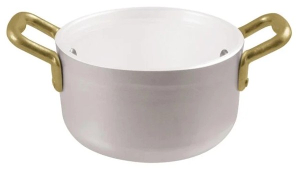 Saucenpfanne beschichtet D10cm H6cm 0.45l Alu weiss