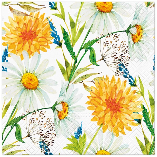 Servietten Lunch 20x Summer Whisper 33x33cm