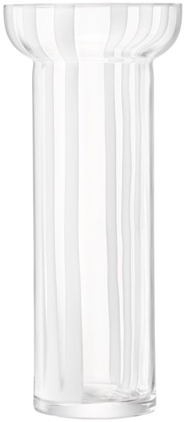 Stripe Vase H31.5cm weiss