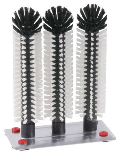 Gläserspülbürste D: 5.5cm H: 24/24/24cm,Platte aus alu
