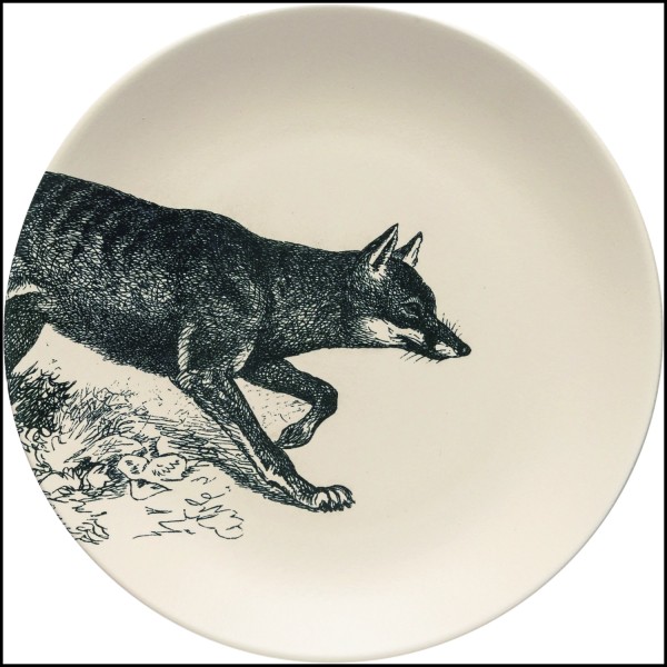 Elements Teller D21.6cm H2.8cm Fuchs