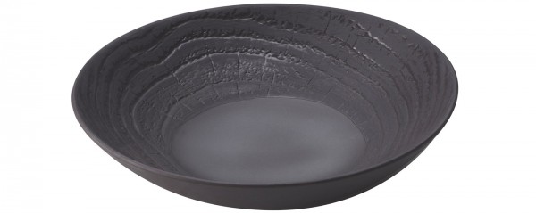 Suppenteller rund, H: 3.5 cm, Ø 16 cm, Lakritze