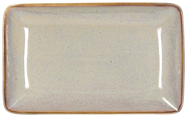 JAP Platte rechteckig 21x13cm braun