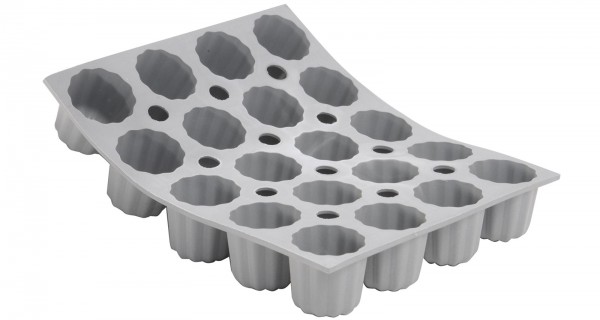 Elastomoule Backform 30x17.6cm für 20 Cannelés