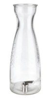 Behälter aus Glas mit Zapfhahn, D15.5cm, H42cm, 4.5L