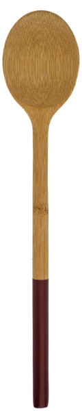 Kochlöffel M 30cm Bambus garnet red