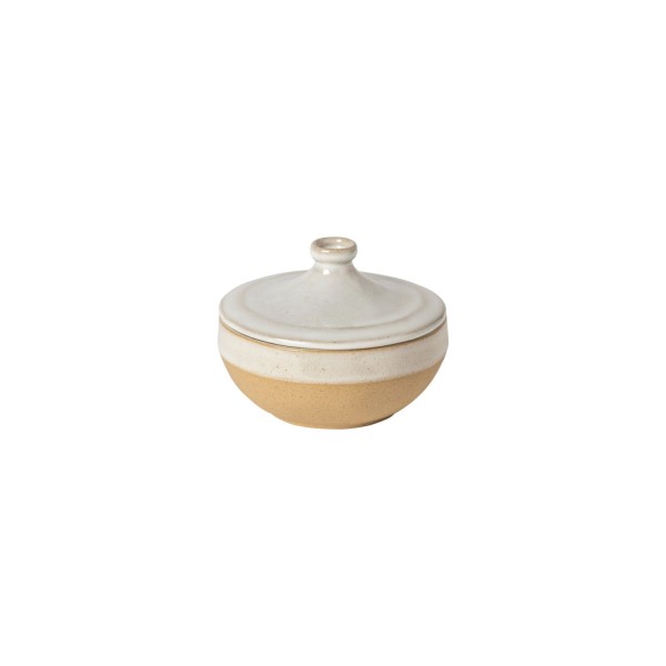 Marrakesh Schale mit Deckel 200ml D12cm H8.8cm sable blanc