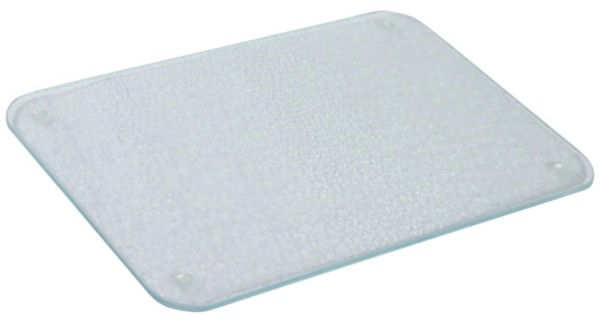 Glas-Schneidebrett 40x30 cm, rutschfeste Füsschen