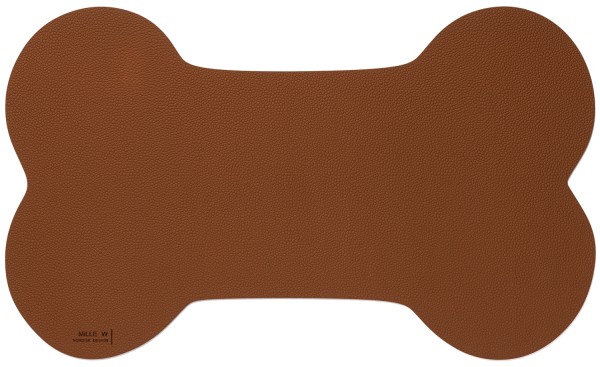 Napfunterlage hund 45x27cm S cognac