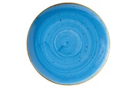 Stonecast Cornflower Blue Coupe Teller flach 21.7cm