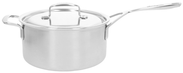 5 Plus Stielkasserolle mit Deckel 22cm