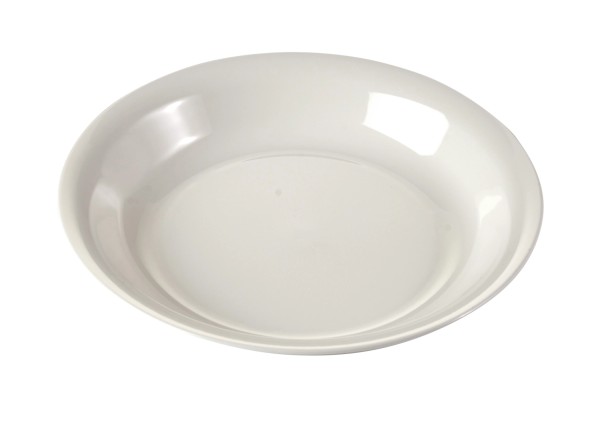 Teller tief 23cm weiss mikrowellengeeignet Polycarbonat