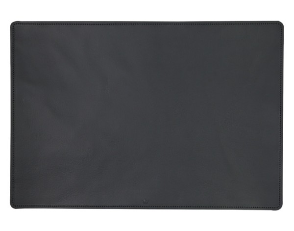 Tischset Leder black