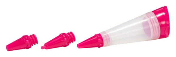 Dekoriertülle Silik.3tlg.15 cm