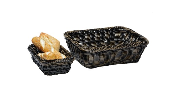 GN Line Korb GN 1/4 26.5x16.2cm H6.5cm schwarz-braun PP