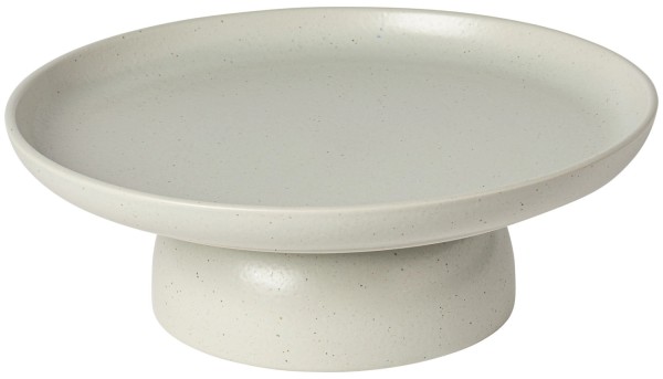 Pacifica Tortenplatte auf Fuss D26.8 H8.9cm oyster grey