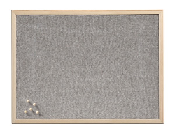 Pinnwand Leinen+Kiefer 40x60cm