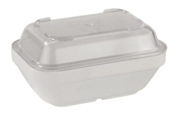 Schale rechteckig PC 9.5x13.8cm H4.5cm 0.25lt mikrowellenfes
