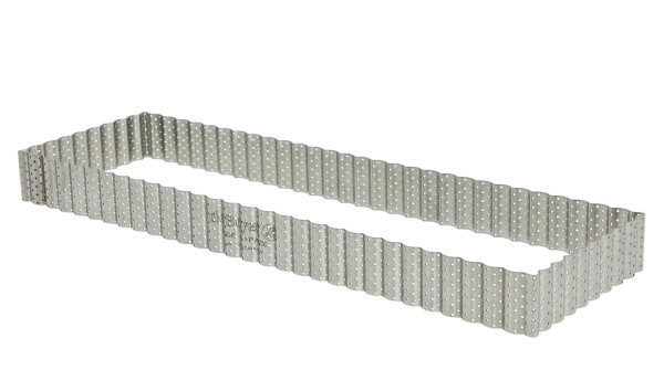 Rechteckiger Tortenring perforiert 35cm
