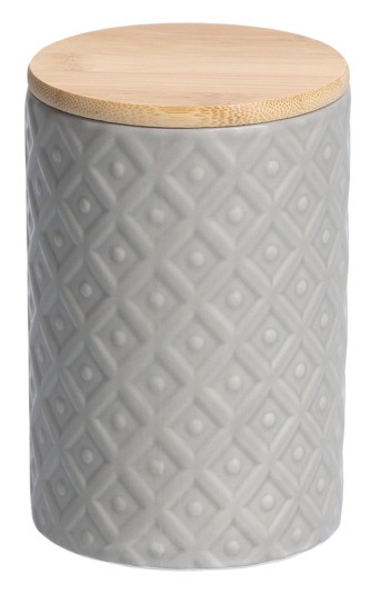 Vorratsdose Bambusd.grau 770ml