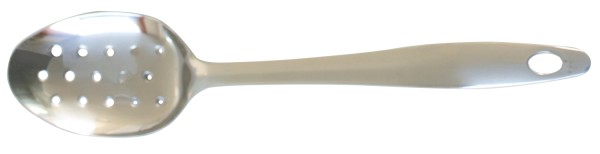 Servierlöffel gelocht Edelstahl 32x7cm