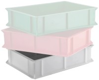 Pizzateig Box 40x30x10cm weiss