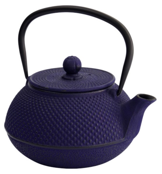 Arare Teekanne Gusseisen 0.8L blau
